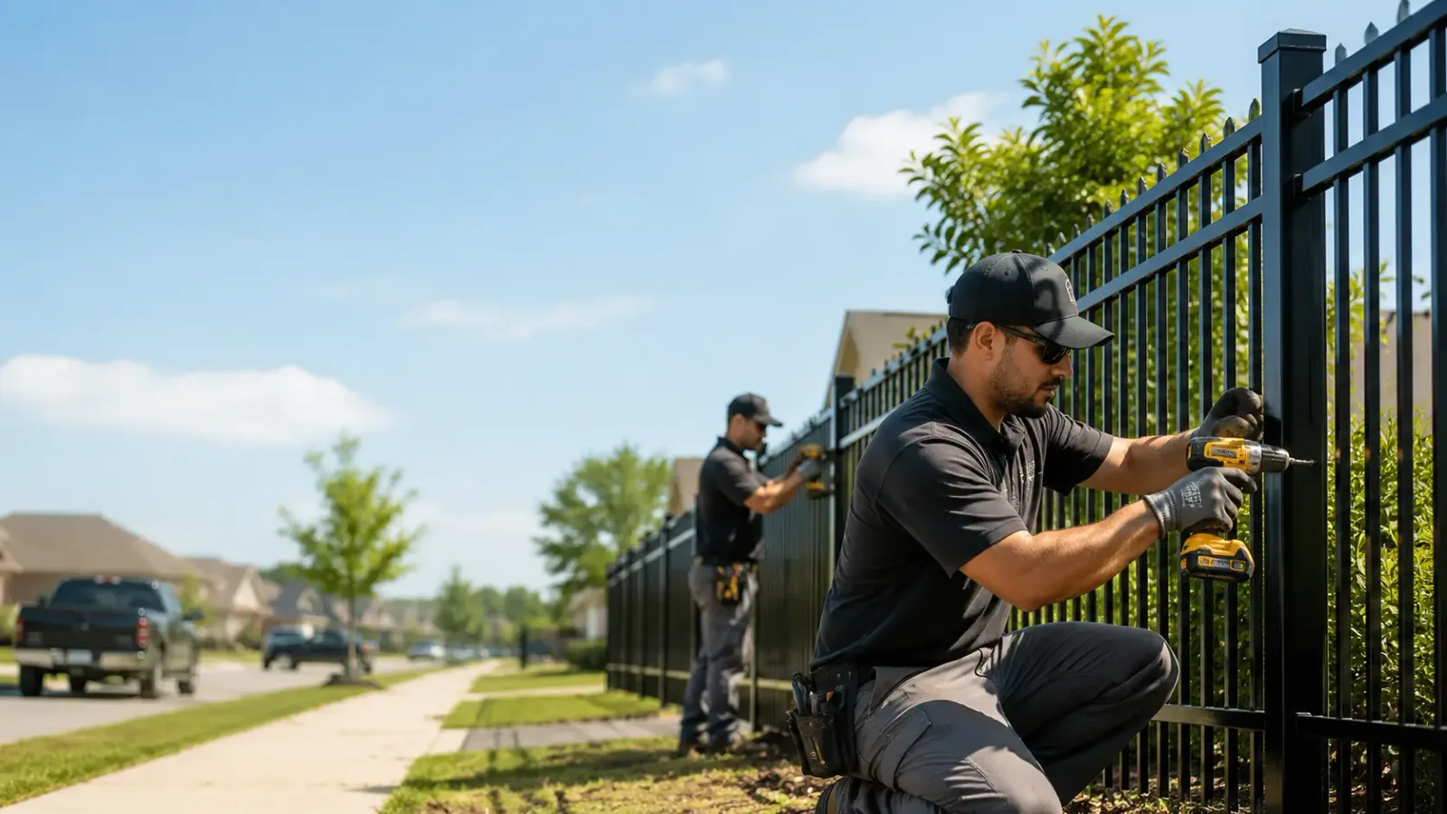 Metal Fence Installation in Lewisburg, TN
